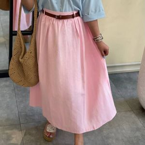 قیمت دامن لنین زارا زنانه + کمربند چرم