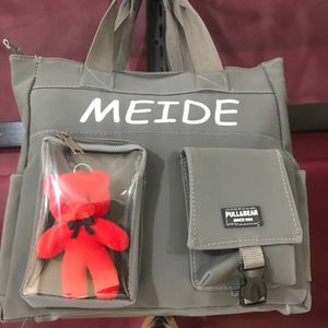 خرید اینترنتی کیف دوشی دخترانه دانشجویی کیف رودوشی زنانه کیف دانشجویی خرسی دخترانه