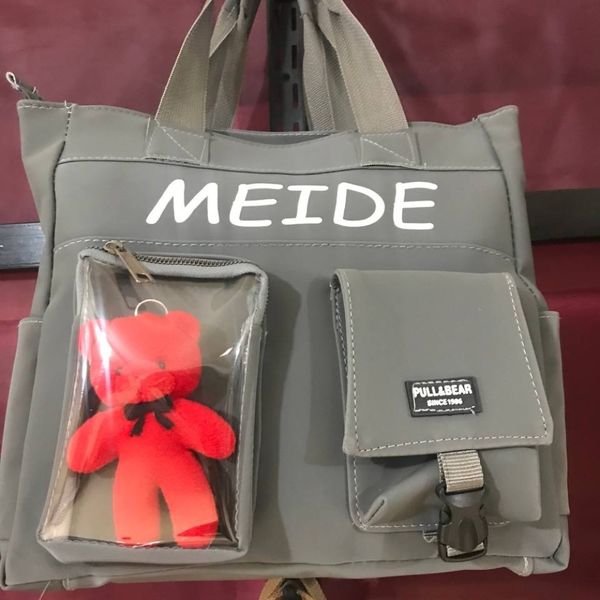 کیف دوشی دخترانه دانشجویی کیف رودوشی زنانه کیف دانشجویی خرسی دخترانه