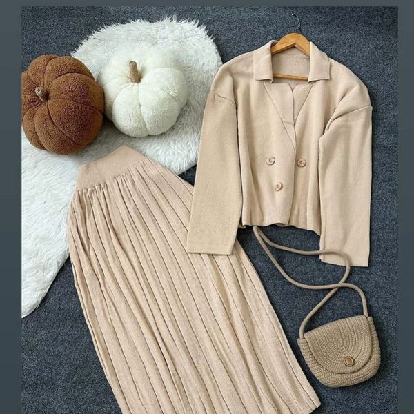 کت دامن بافت 4دگمه