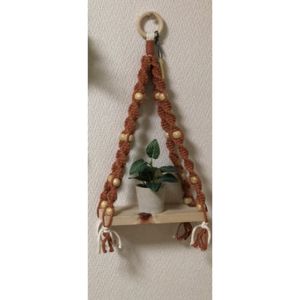 شلف چوبی مینیمال مهره‌دار طرح ویداس