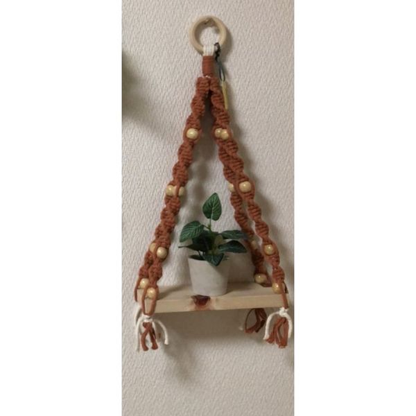 شلف چوبی مینیمال مهره‌دار طرح ویداس