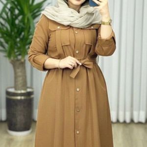 خرید آنلاین مانتو لنین نچرال