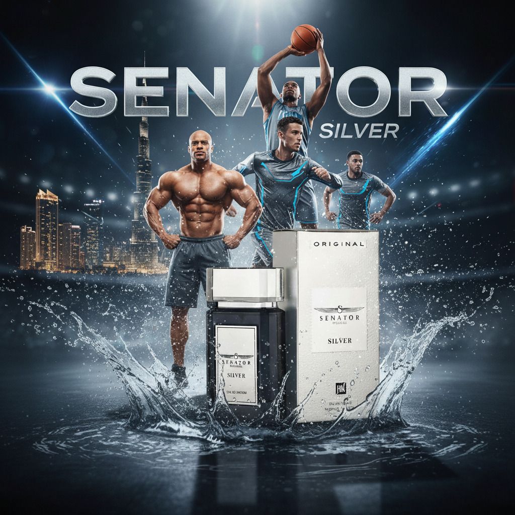خرید انلاین عطر ادکلن مردانه سناتور سیلور نقره ایی جانوین - رایحه خنک و 100 میل