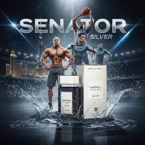 عطر ادکلن مردانه سناتور سیلور نقره ایی جانوین - رایحه خنک و 100 میل