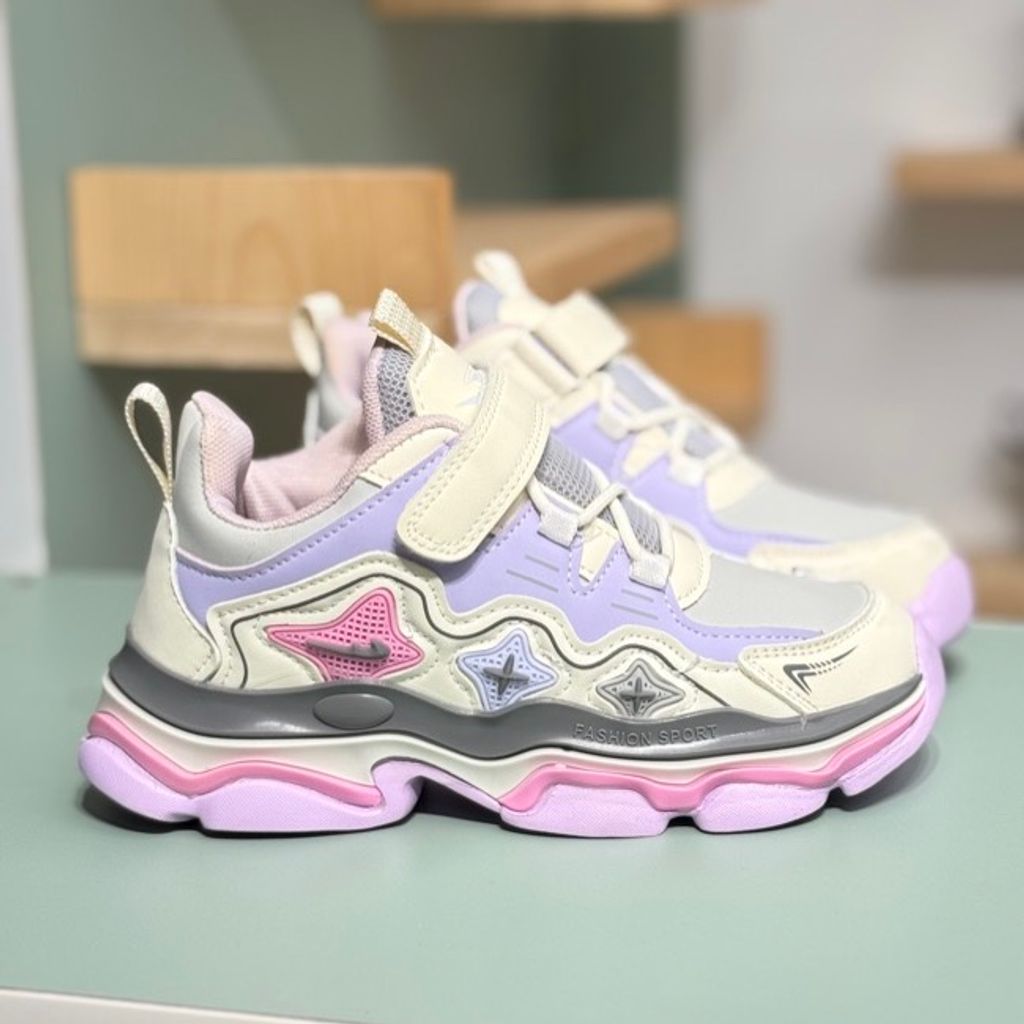 خرید اینترنتی قیمت کتونی بچگانه طرح نایک دوستاره از Kids کد 4062302