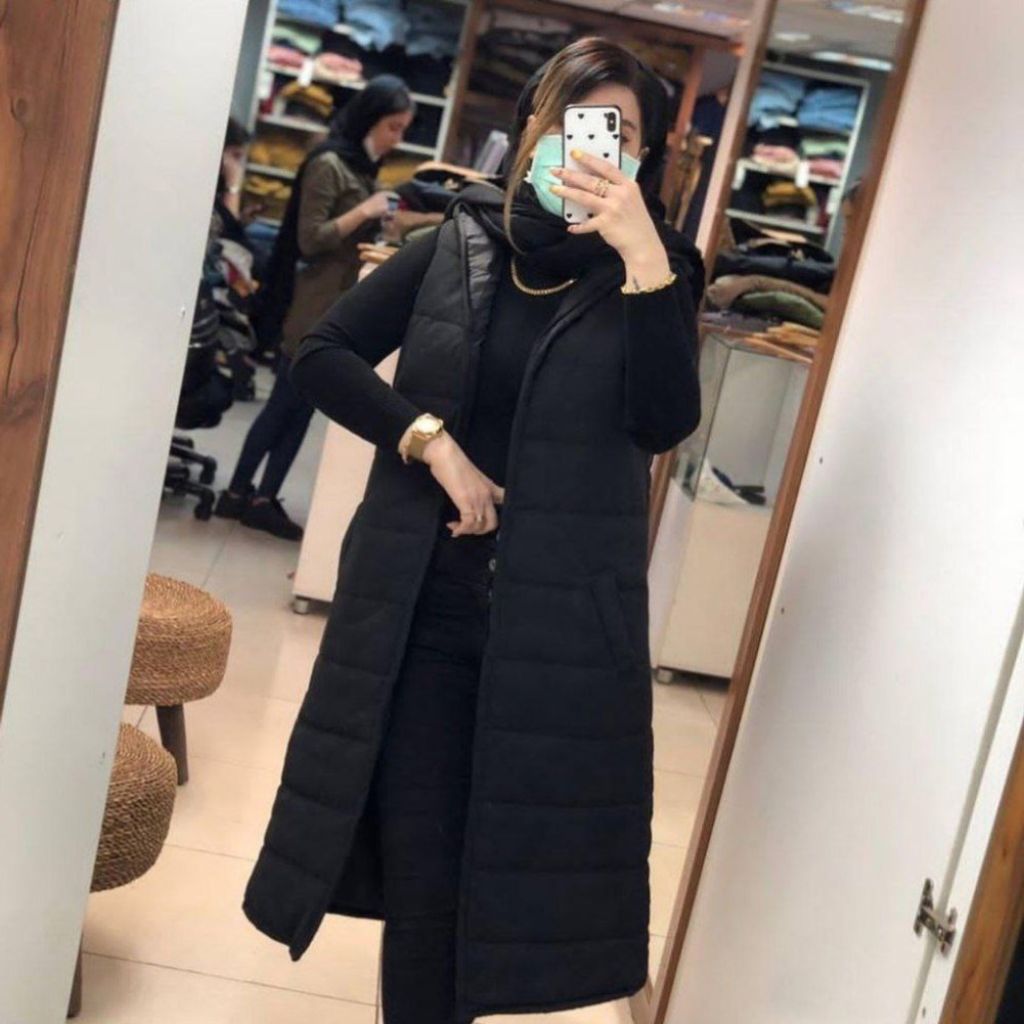 خرید اینترنتی پافر زنانه طرح بلند