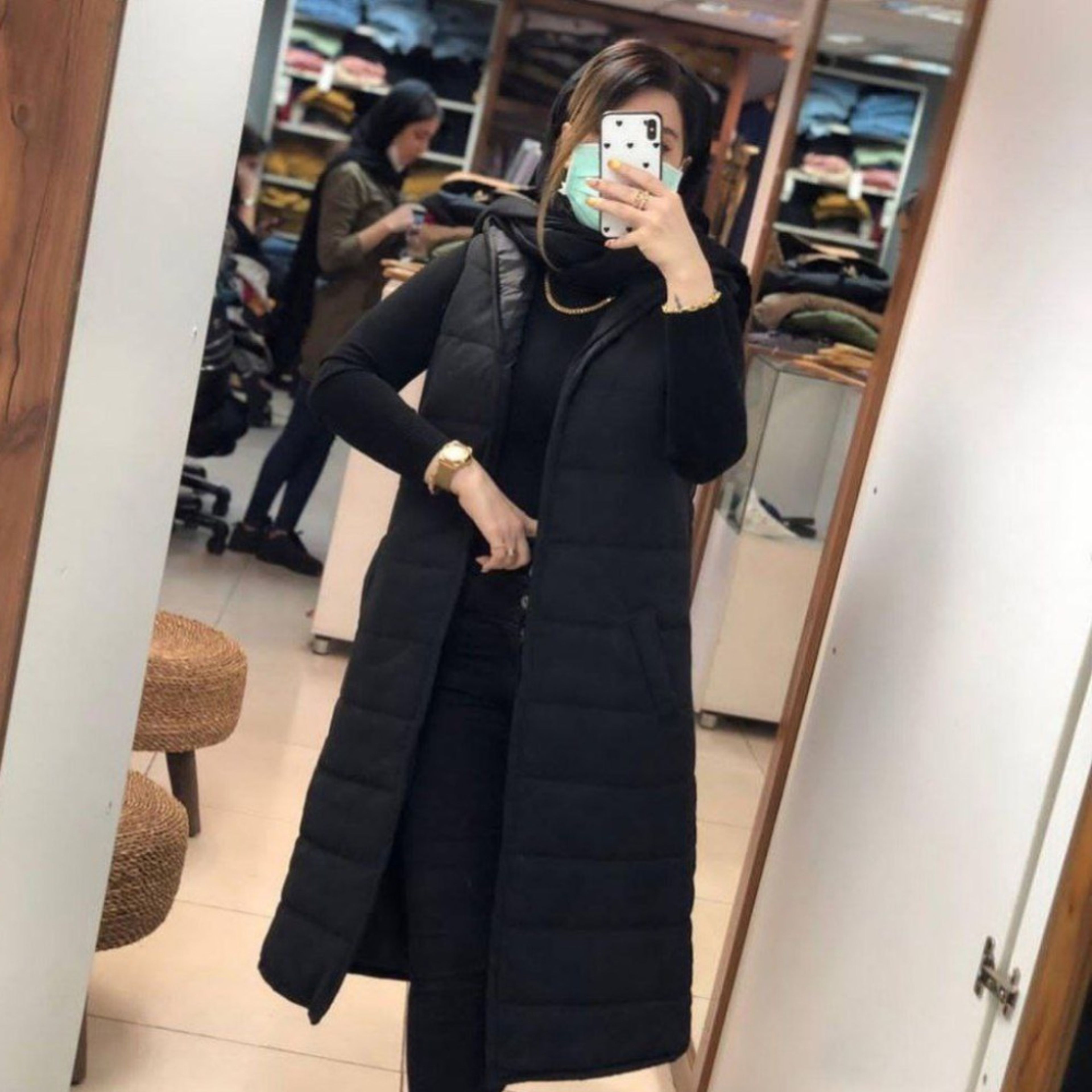 خرید اینترنتی پافر زنانه طرح بلند