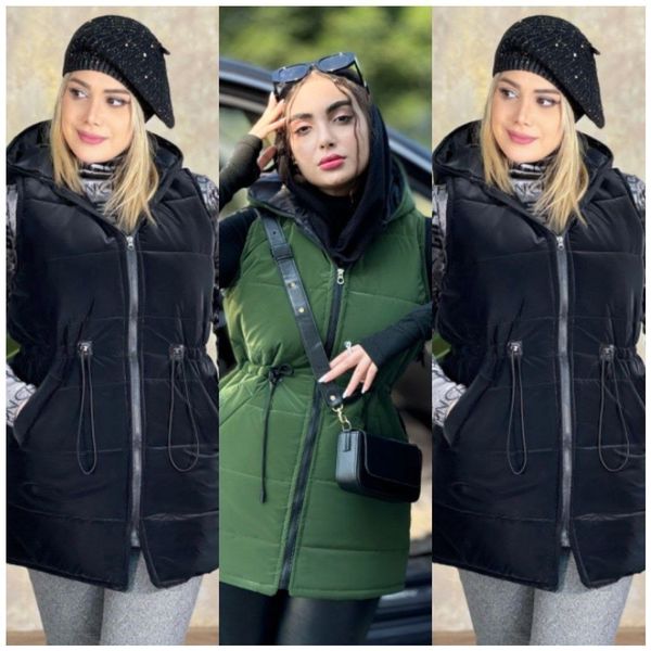 پافر زنانه طرح سیلیکونی