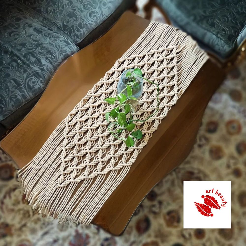 خرید انلاین رانر مکرومه طرح اپرا