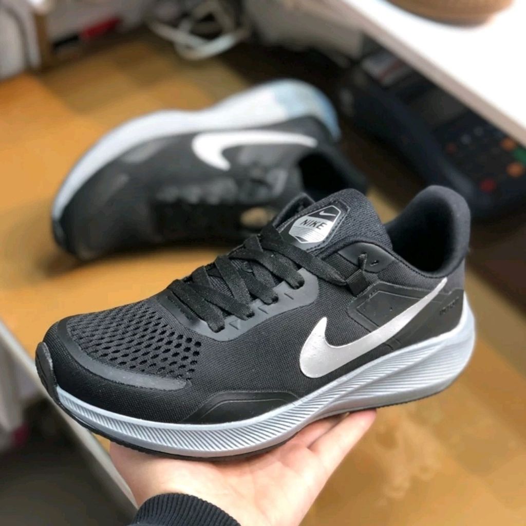 خرید اینترنتی کفش نایک زوم مردانه ایرانی مشکی طوسی