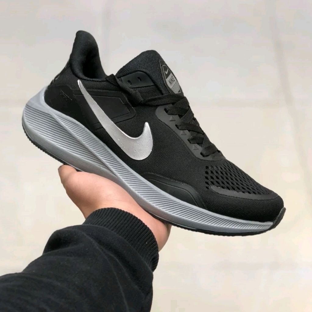 خرید انلاین کفش نایک زوم مردانه ایرانی مشکی طوسی