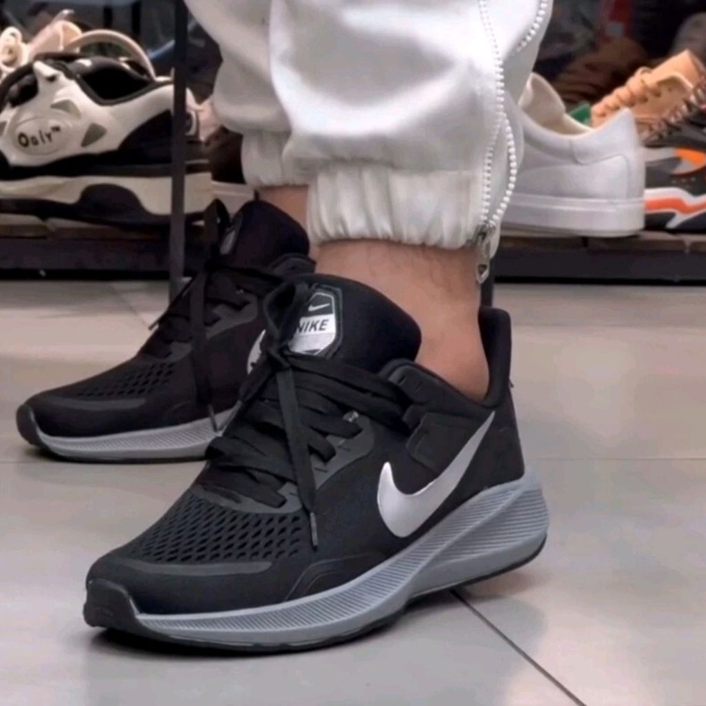 مشخصات کفش نایک زوم مردانه ایرانی مشکی طوسی