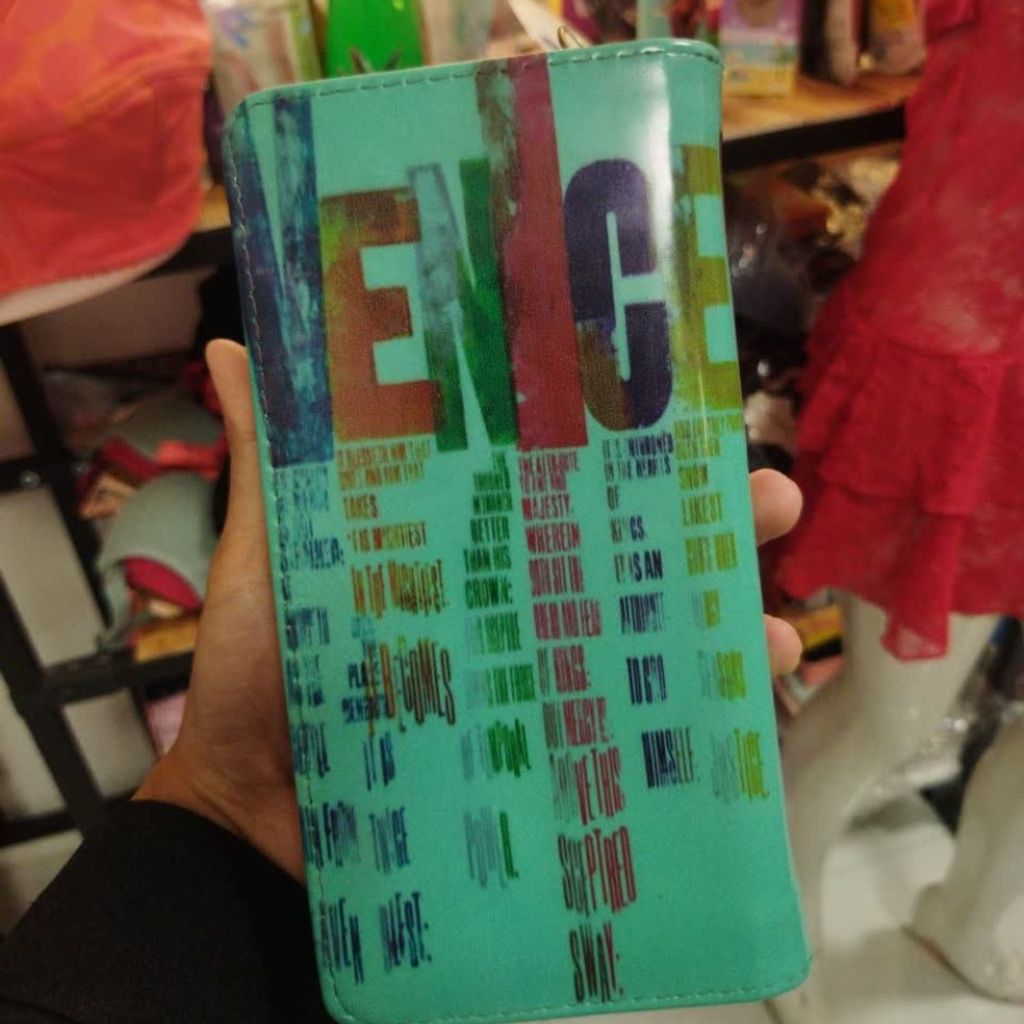 قیمت ارزان کیف پول سبز آبی زنانه