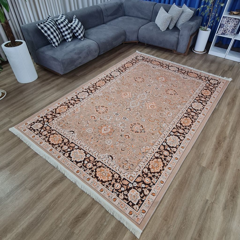 خرید اینترنتی فرشینه مخمل هازان اعلا 6 متری پس کرایه