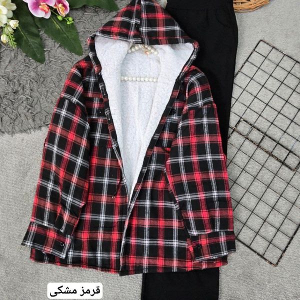 شکت زنانه  کلاه دارضخیم طرح گلاویژ