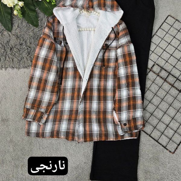 شکت زنانه  کلاه دارضخیم طرح گلاویژ