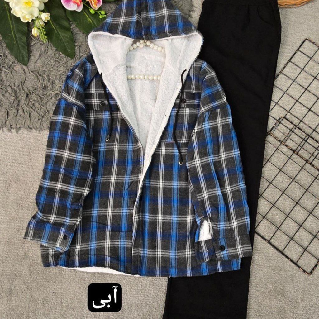 فروش اینترنتی شکت زنانه  کلاه دارضخیم طرح گلاویژ