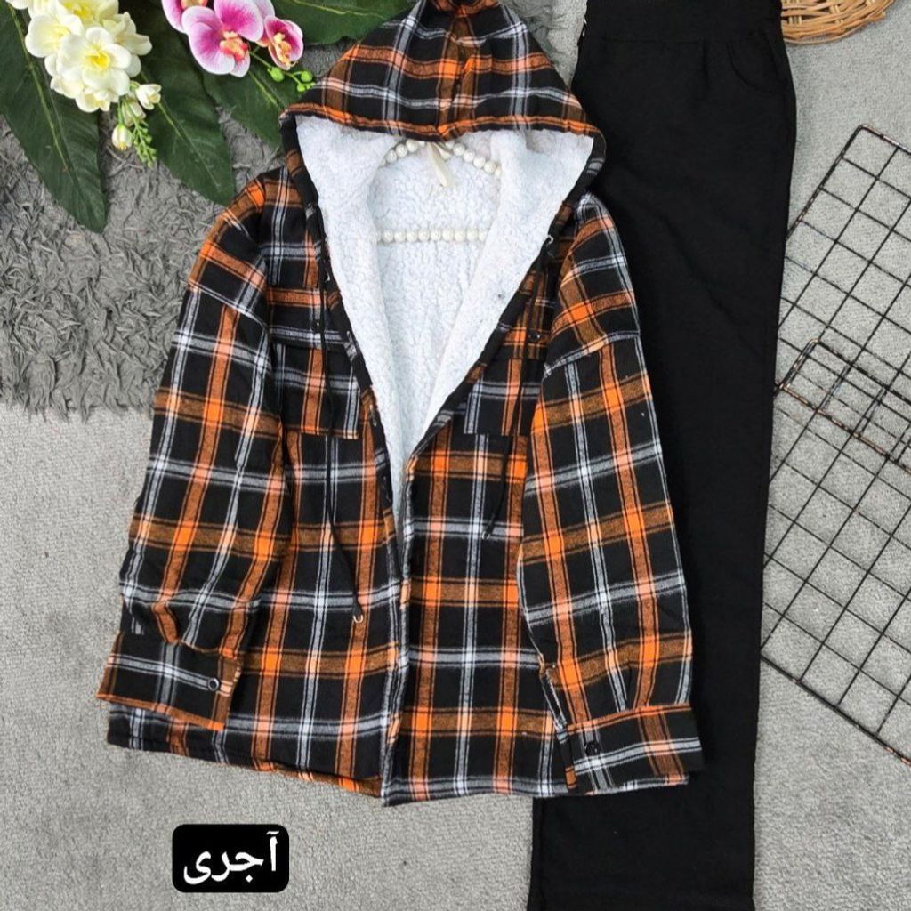 خرید آنلاین شکت مردانه کلاه دارضخیم طرح گلاویژ