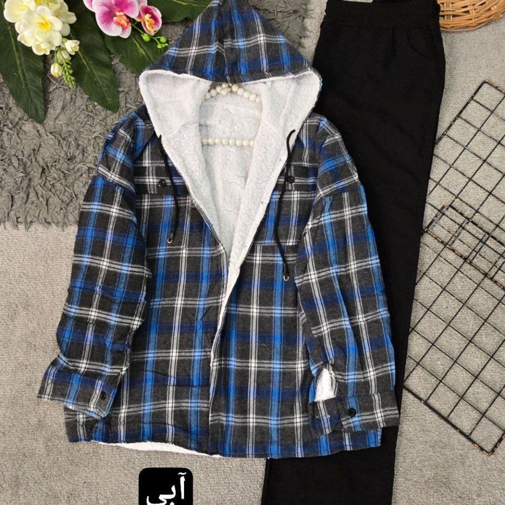 خرید اینترنتی شکت مردانه کلاه دارضخیم طرح گلاویژ