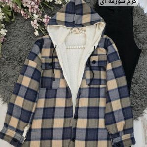 قیمت ارزان شکت مردانه کلاه دارضخیم طرح گلاویژ