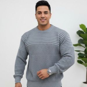 خرید اینترنتی بافت مردانه طرح فندقی