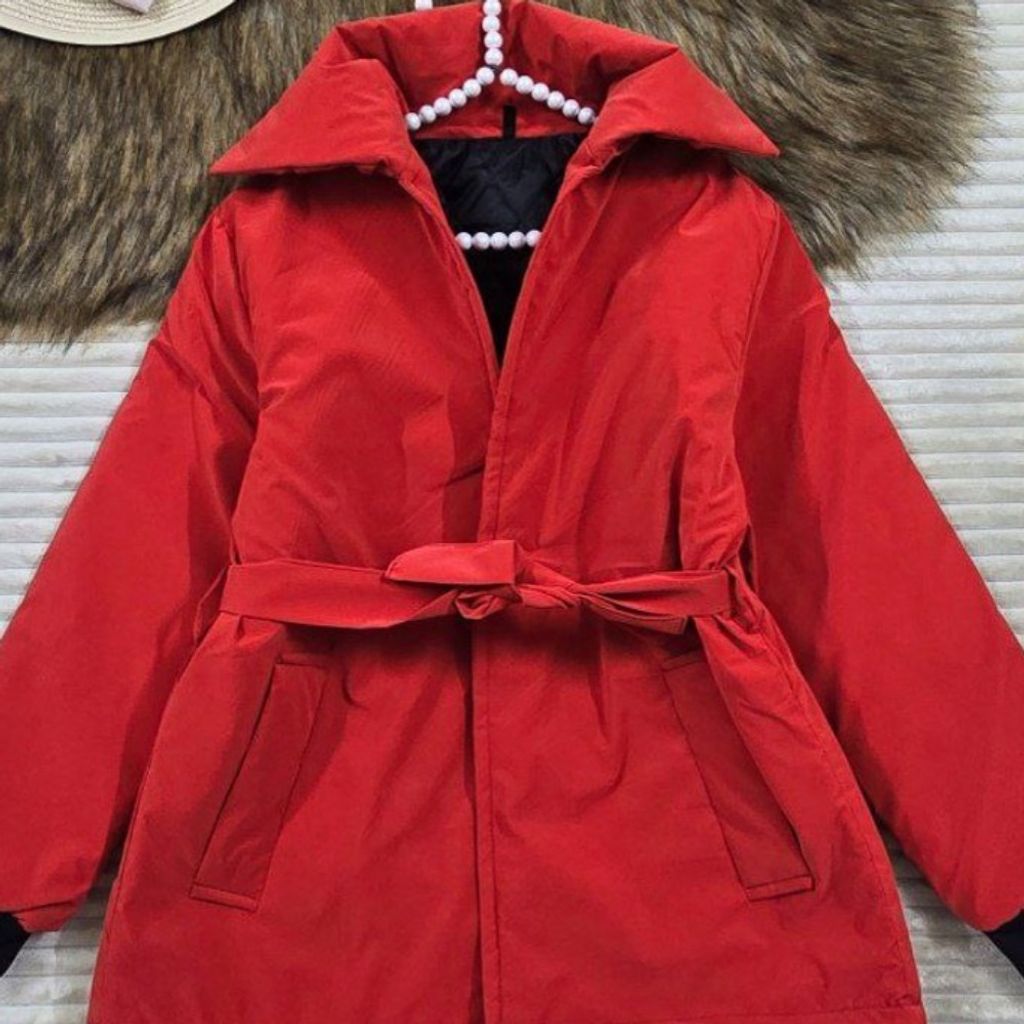 فروش اینترنتی کاپشن بادی کمربندار