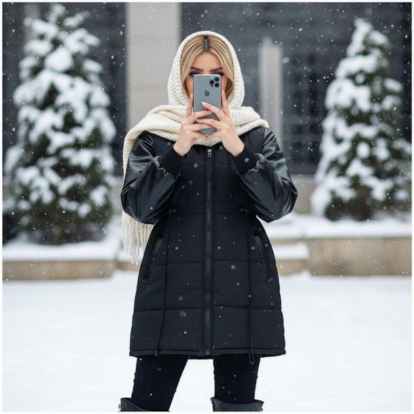 کاپشن گرم بالا نیکا قد 90