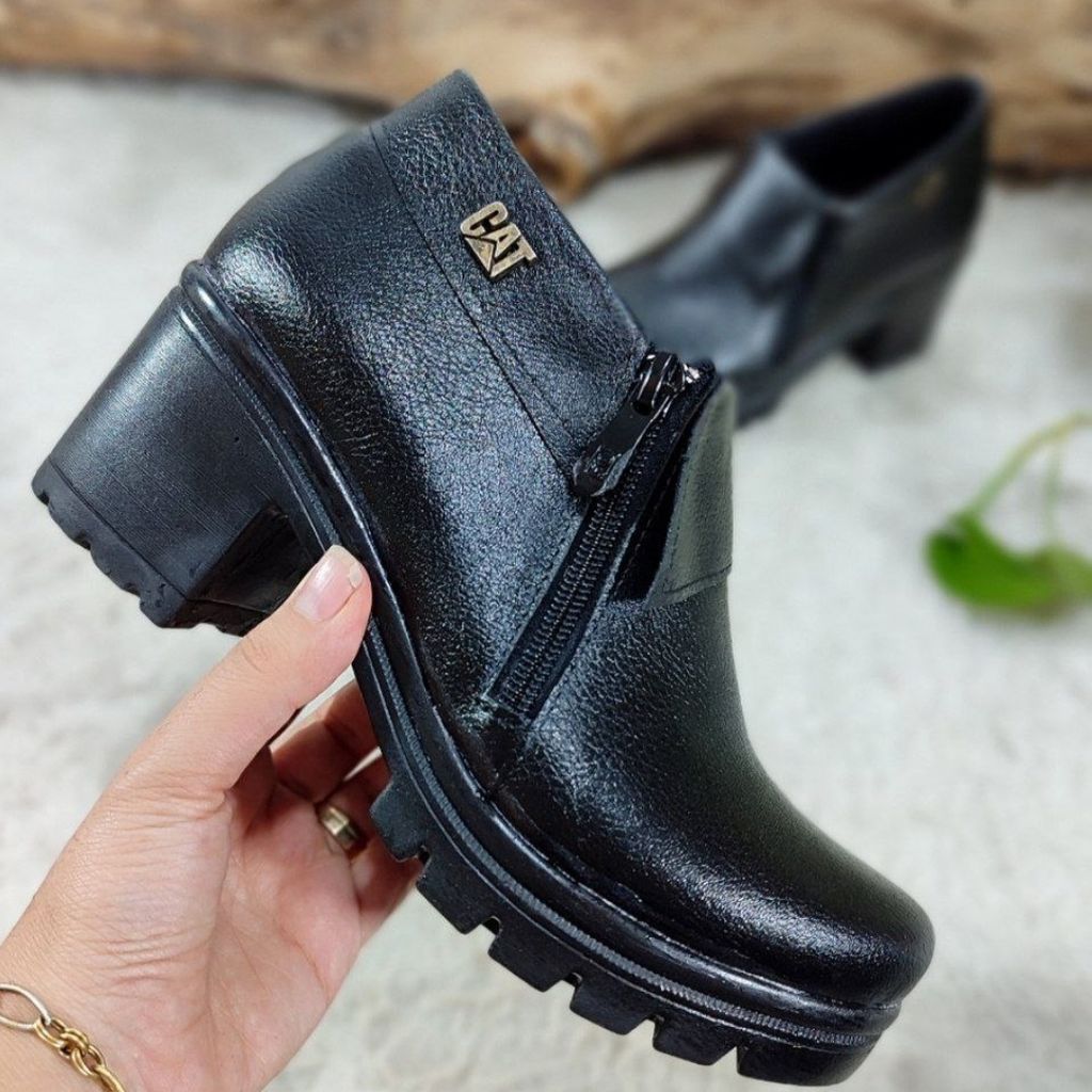 خرید اینترنتی نیم بوت زنانه کفش زنانه زیره پیو شرکتی سبک نرم