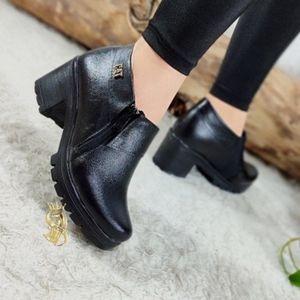 خرید اینترنتی نیم بوت زنانه کفش زنانه زیره پیو شرکتی سبک نرم