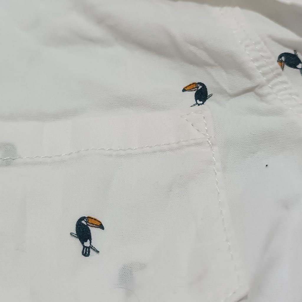 فروش اینترنتی پیراهن طرح دار لینن وارداتی پسرانه