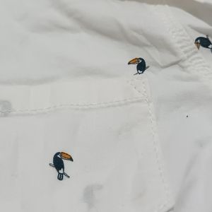 فروش اینترنتی پیراهن طرح دار لینن وارداتی پسرانه