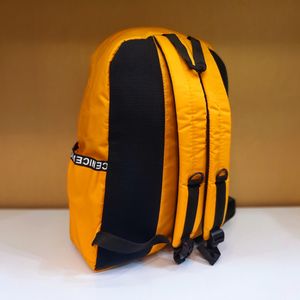 فروش اینترنتی کوله پشتی ساده رنگ زرد