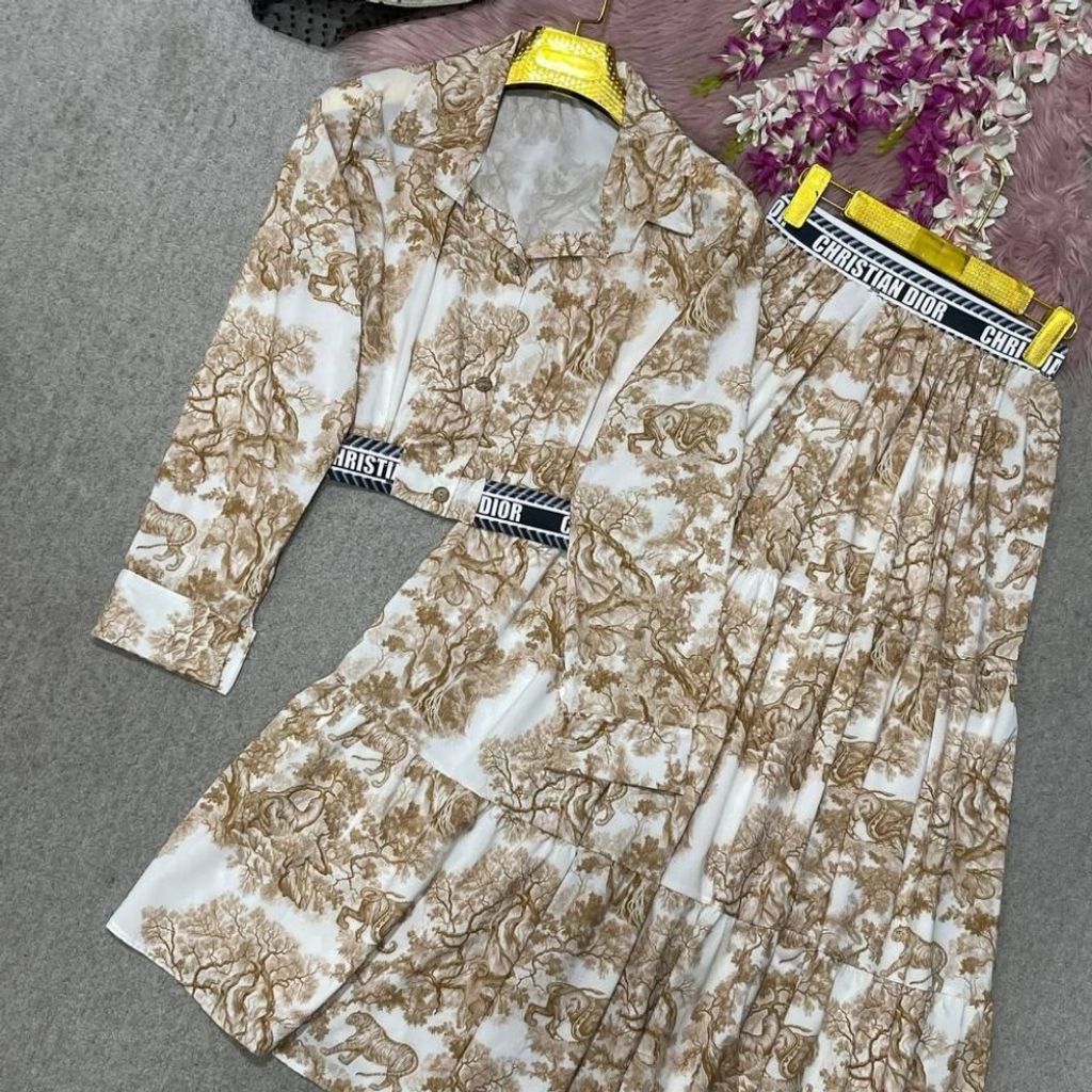 خرید اینترنتی ست اسپرت لینن ایتالیایی Dior