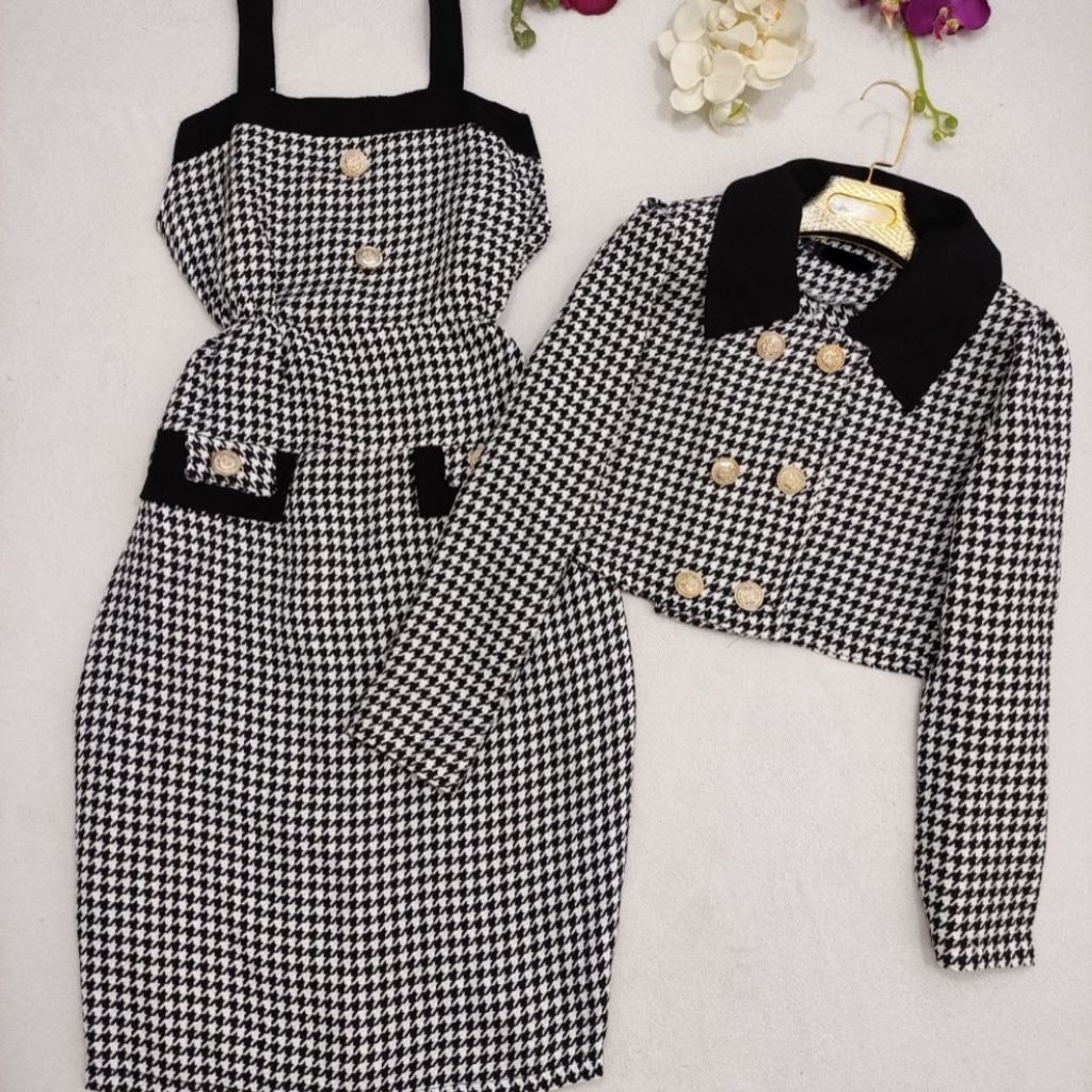 خرید آنلاین کت و سارافون زنانه طرح لیماک