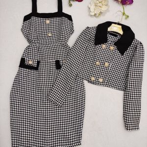 خرید آنلاین کت و سارافون زنانه طرح لیماک