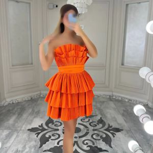 خرید اینترنتی پیراهن عروسکی پلیسه طبقه ای پرنسسی مجلسی زنانه