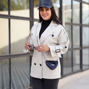 خرید آنلاین کت پاییزه شیک تندیس