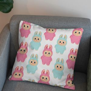 مشخصات پارچه مخمل روبالشی پارچه باما طرح لبوبو کد 5014690