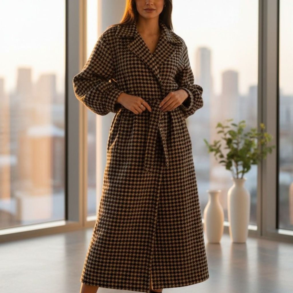 خرید آنلاین مانتو بلند پیچازی جلو باز