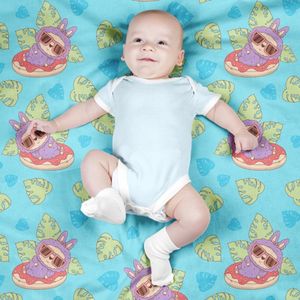 خرید انلاین پارچه مخمل روبالشی پارچه باما طرح لبوبو کد 5014698