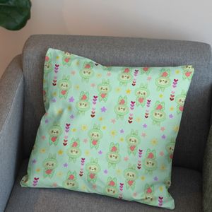 خرید آنلاین پارچه مخمل روبالشی پارچه باما طرح لبوبو کد 5014704