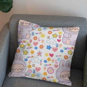 خرید انلاین پارچه مخمل روبالشی پارچه باما طرح لبوبو کد 5014706