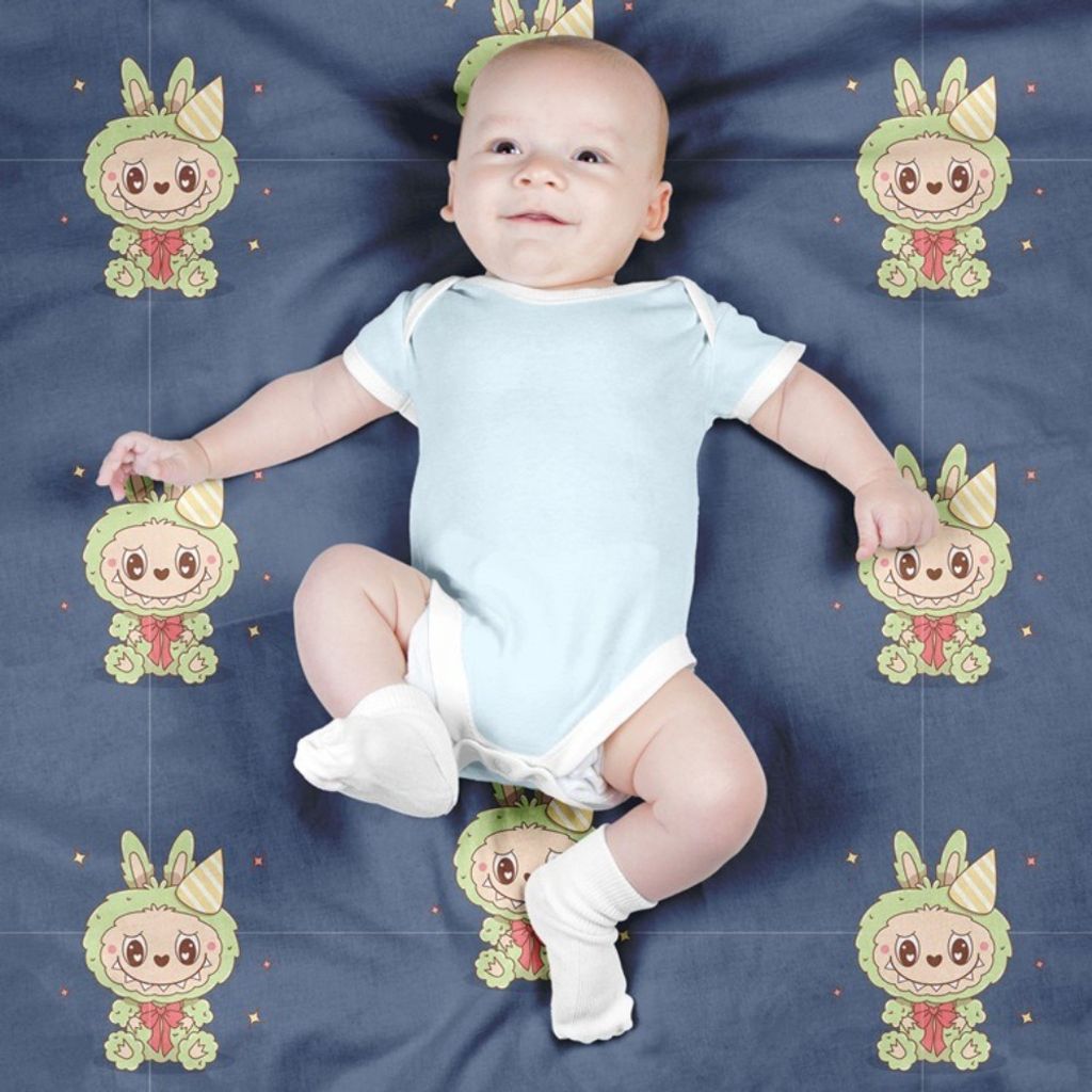 مشخصات پارچه مخمل روبالشی پارچه باما طرح لبوبو کد 5014710