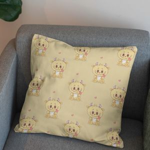 فروش اینترنتی پارچه مخمل روبالشی پارچه باما طرح لبوبو کد 5014711