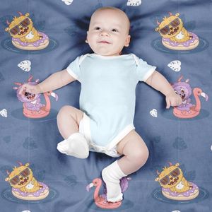 خرید انلاین پارچه مخمل روبالشی پارچه باما طرح لبوبو کد 5014712