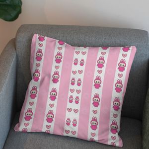 فروش اینترنتی پارچه مخمل روبالشی پارچه باما طرح لبوبو کد 5014717