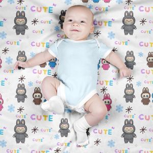 مشخصات پارچه مخمل روبالشی پارچه باما طرح لبوبو کد 5014720