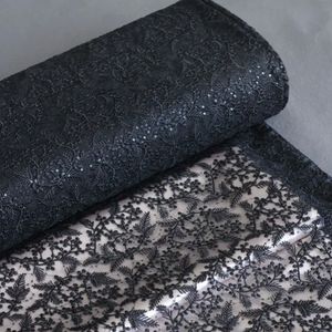 قیمت ارزان پارچه تور دانتل مشکی