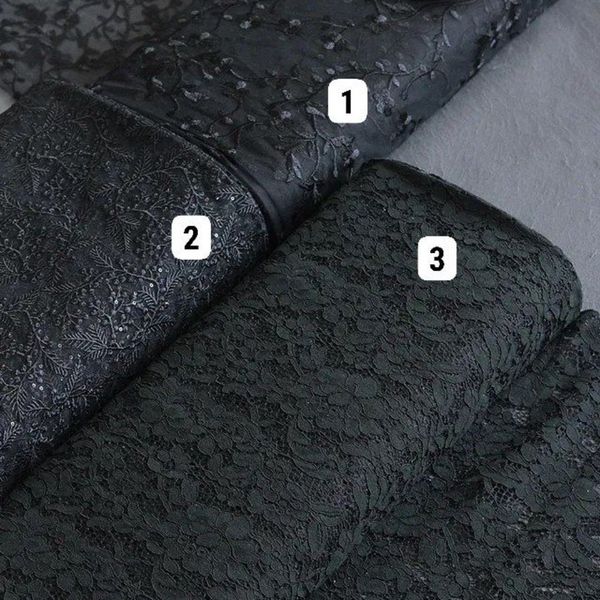 پارچه تور دانتل مشکی